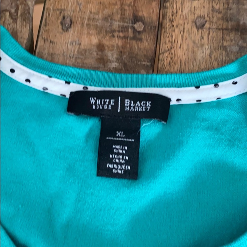 Jade green sweater WHBM